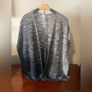 Pure Jill Women’s M/L Black and Grey Sweater